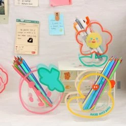 Accessories Cute Cartoon Acrylic Pen Holders Sea Animals 24 Accessories Cute Cartoon Acrylic Pen Holders Sea Animals