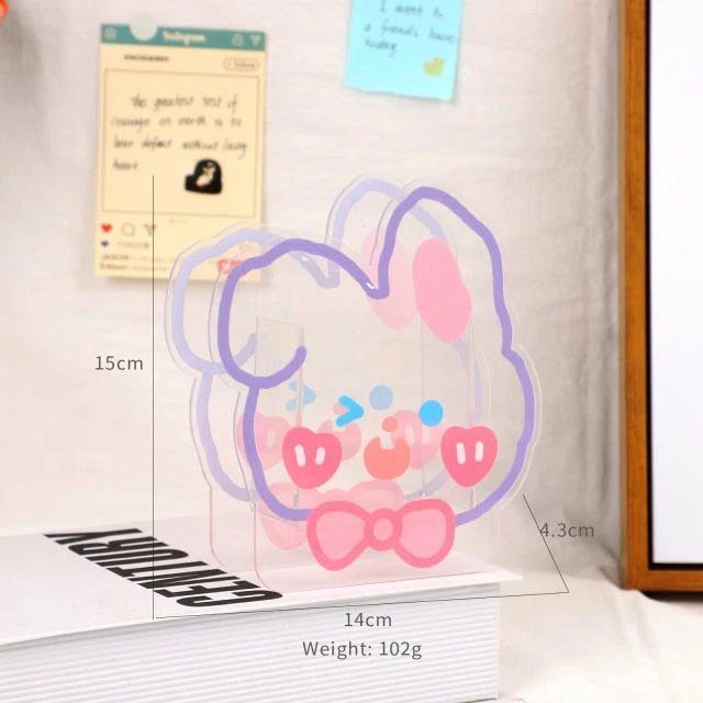 Accessories Cute Cartoon Acrylic Pen Holders Sea Animals 5 Accessories Cute Cartoon Acrylic Pen Holders Sea Animals