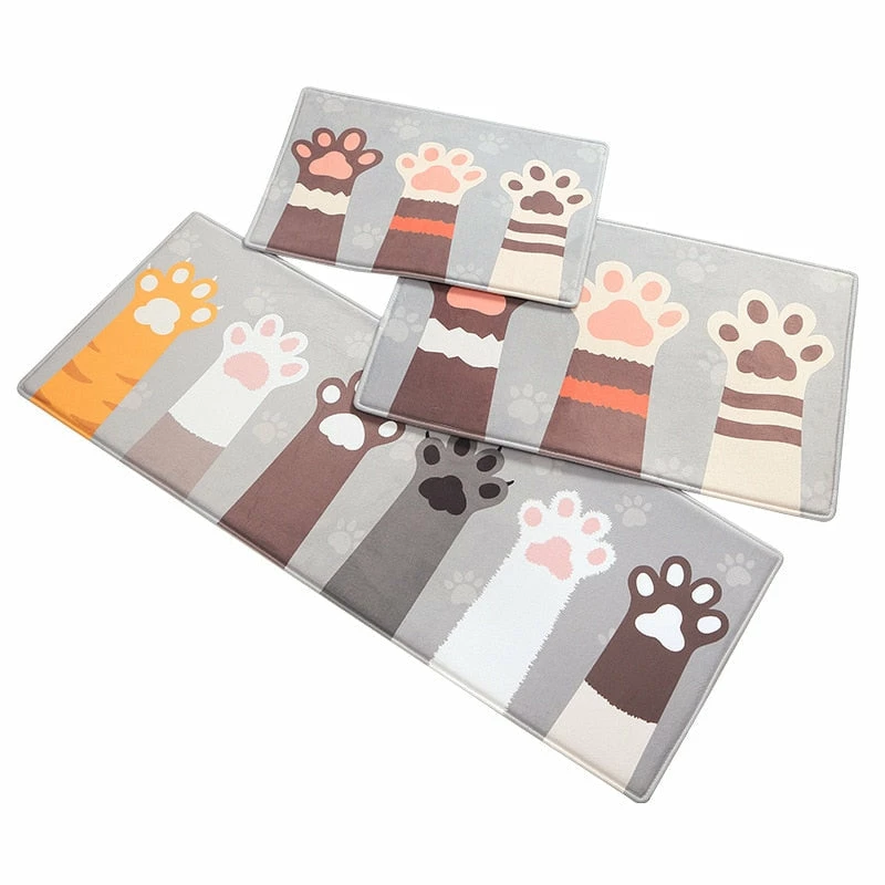 Home Decor Rugs & Mats Cute Cartoon Cat Long Thick Absorbent Non-slip Mat 7 Home Decor Rugs & Mats Cute Cartoon Cat Long Thick Absorbent Non-slip Mat