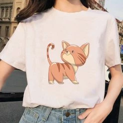 Apparel Cute Cartoon Cat Prints Women's Tee Collection 2