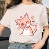 Apparel Cute Cartoon Cat Prints Women's Tee Collection 2