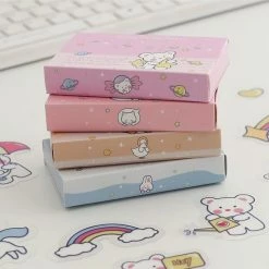 Accessories Sea Animals Cute Cat Bear Rabbit Stickers Box Set