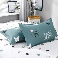 Home Decor Cute Cat Print Bedding Set 34 Home Decor Cute Cat Print Bedding Set