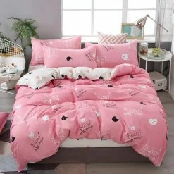 Home Decor Cute Cat Print Bedding Set 39 Home Decor Cute Cat Print Bedding Set