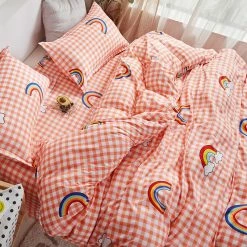 Home Decor Cute Colorful Rainbow Bedding Set Home & Pets 22 Home Decor Cute Colorful Rainbow Bedding Set Home & Pets