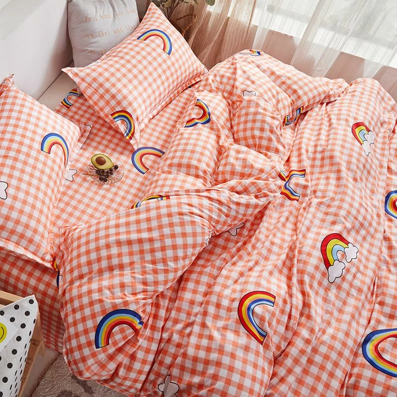 Home Decor Cute Colorful Rainbow Bedding Set Home & Pets 7 Home Decor Cute Colorful Rainbow Bedding Set Home & Pets