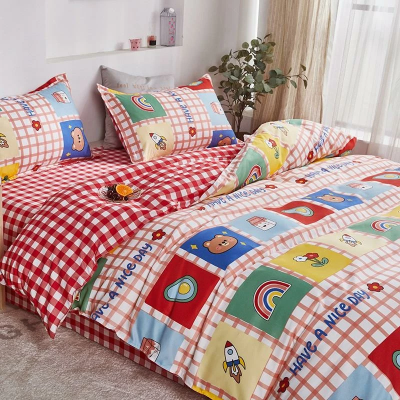 Home Decor Cute Colorful Rainbow Bedding Set Home & Pets 5 Home Decor Cute Colorful Rainbow Bedding Set Home & Pets
