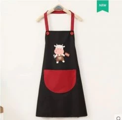 Home Decor Cute Cow Print Waterproof Apron V2
