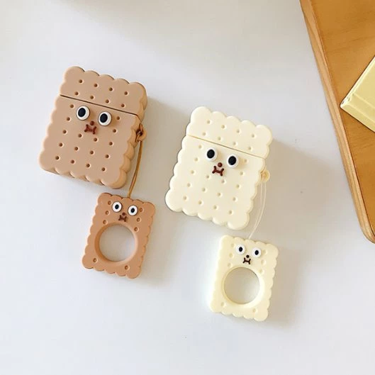 Accessories Cute Cracker Airpods Case (1&2) 4 Accessories Cute Cracker Airpods Case (1&2)