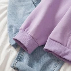 Apparel Cute Frog Mushroom Part Cotton Hoodie