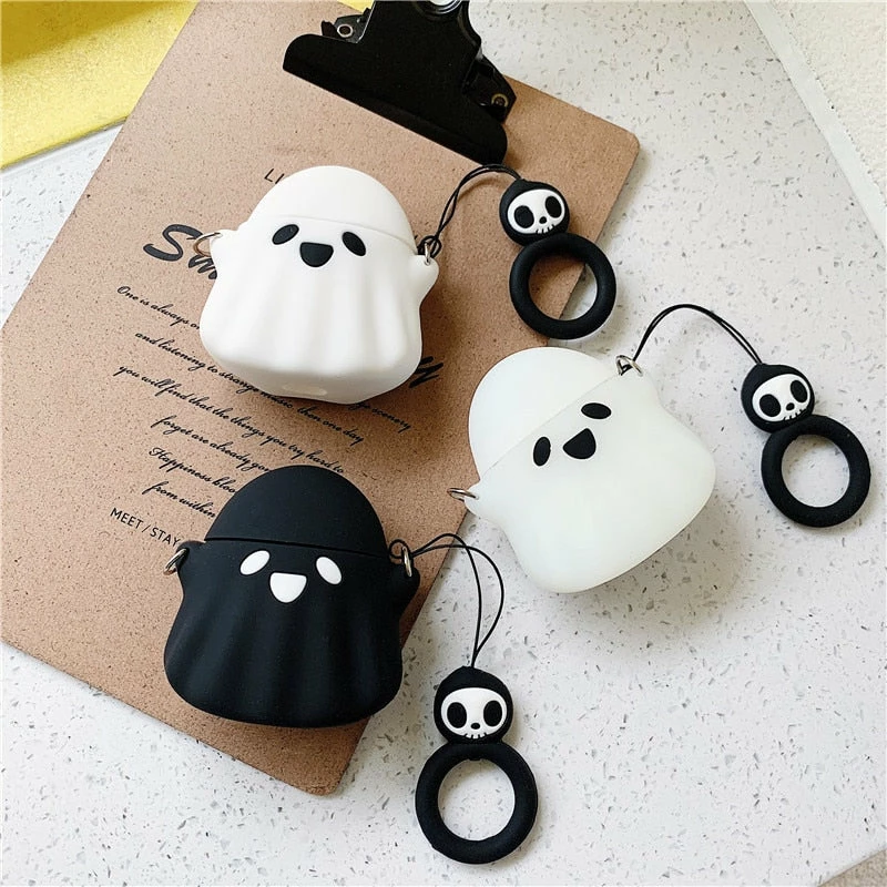 Accessories Cute Ghost Airpods Case (1&2) 3 Accessories Cute Ghost Airpods Case (1&2)
