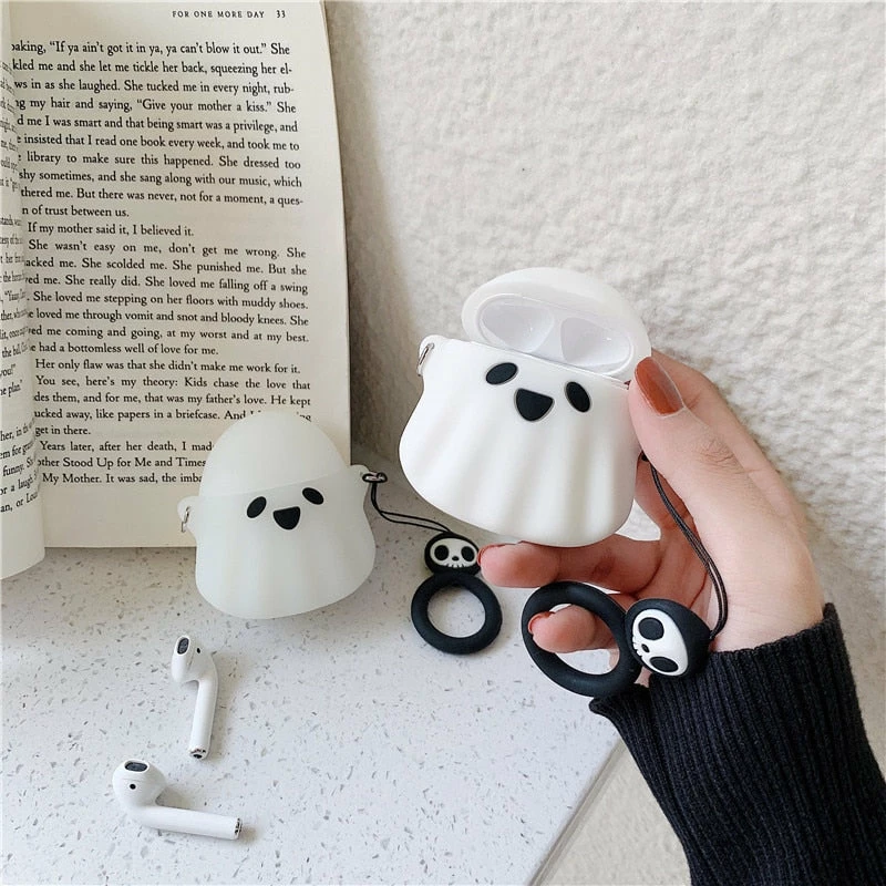 Accessories Cute Ghost Airpods Case (1&2) 7 Accessories Cute Ghost Airpods Case (1&2)