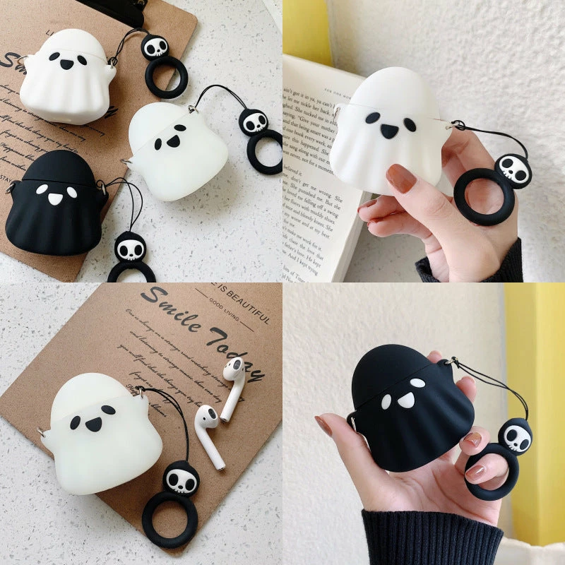Accessories Cute Ghost Airpods Case (1&2) 6 Accessories Cute Ghost Airpods Case (1&2)