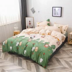 Home Decor Cute Girl Power Bedding Set