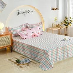 Home Decor Cute Girl Surrounded By Flowers Bedding Set