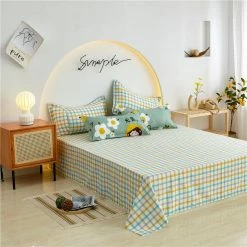 Home Decor Cute Girl Surrounded By Flowers Bedding Set