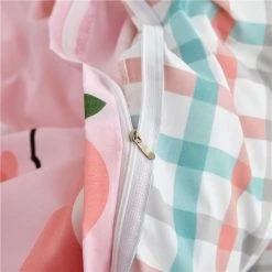 Home Decor Cute Girl Surrounded By Flowers Bedding Set