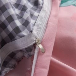 Home Decor Cute Girl Surrounded By Flowers Bedding Set