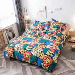 Home Decor Home & Pets Cute Kawaii Animal Funtime Bedding Set