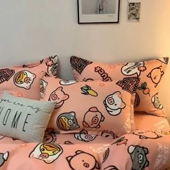 Home Decor Home & Pets Cute Kawaii Animal Funtime Bedding Set