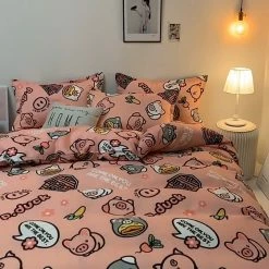 Home Decor Home & Pets Cute Kawaii Animal Funtime Bedding Set