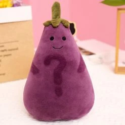 Soft Toy Cute Kawaii Eggplant Vegetable Family
