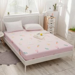 Home Decor Home & Pets Cute Mini Garden Fitted Bedsheet