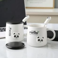 Home Decor Home & Pets Cute Panda Ceramic Mug