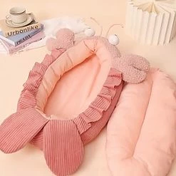 Home Decor Pet Beds Cute Peach Pink Lobster Cat Bed