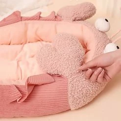 Home Decor Pet Beds Cute Peach Pink Lobster Cat Bed