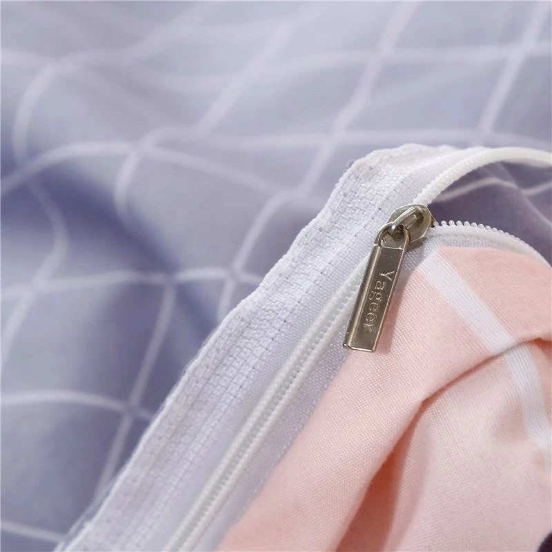 Home Decor Cute Pink & Gray Cherry Printed Bedding Set 10 Home Decor Cute Pink & Gray Cherry Printed Bedding Set