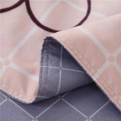 Home Decor Cute Pink & Gray Cherry Printed Bedding Set 15 Home Decor Cute Pink & Gray Cherry Printed Bedding Set