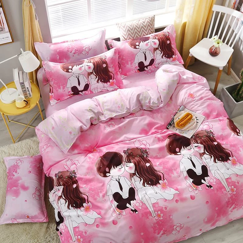 Home Decor Cute Romantic Couple Bedding Set 11 Home Decor Cute Romantic Couple Bedding Set
