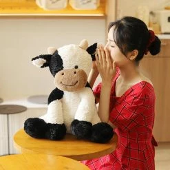 Soft Toy Cute Spotty Cow Plush Plush & Toys