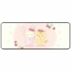 Accessories Cute Strawberry Mouse And Bear Mouse Pad