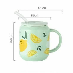 Home Decor Food & Drinks Cute Summer Fruits Ceramic Cups
