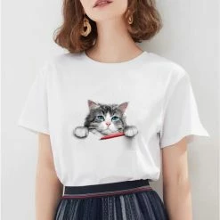 Apparel Cutie Cat Tee