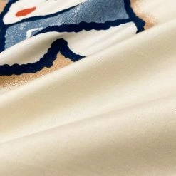 Home Decor Denim Teddy Bear Bedding Set