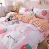Home Decor Dreaming Of Japanese Bunnies And Strawberry Bedding Set Home & Pets