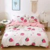 Home Decor Dreams Come True White Strawberry Bedding Set 1 Home Decor Dreams Come True White Strawberry Bedding Set