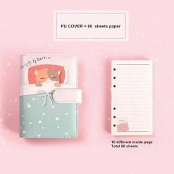 Accessories Dreamy Sleeping Cats Journal Set Stationery