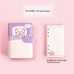 Accessories Dreamy Sleeping Cats Journal Set Stationery