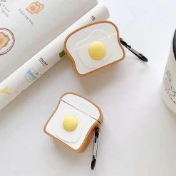 Accessories Egg Toast Airpods Case (1&2&Pro) Food & Drinks