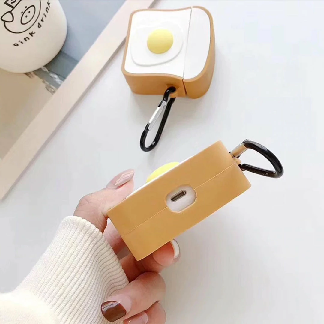 Accessories Egg Toast Airpods Case (1&2&Pro) Food & Drinks 6 Accessories Egg Toast Airpods Case (1&2&Pro) Food & Drinks