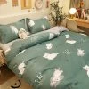 Home Decor Emerald Funny Cat Print Bedding Set 1 Home Decor Emerald Funny Cat Print Bedding Set