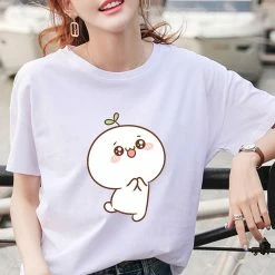 Apparel Emotional Snowball Cotton Tee-shirt
