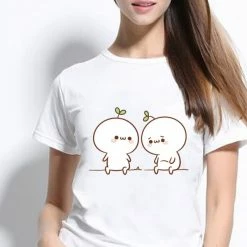Apparel Emotional Snowball Cotton Tee-shirt
