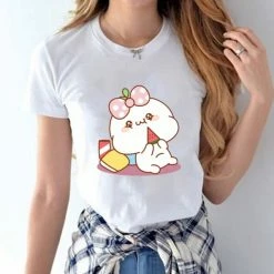 Apparel Emotional Snowball Cotton Tee-shirt