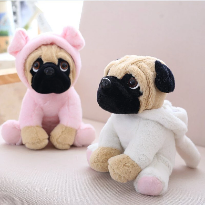 Soft Toy Plush & Toys Family Of Pug Plushies 3 Soft Toy Plush & Toys Family Of Pug Plushies