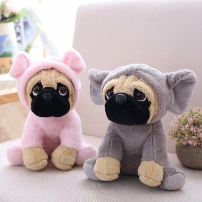 Soft Toy Plush & Toys Family Of Pug Plushies 6 Soft Toy Plush & Toys Family Of Pug Plushies